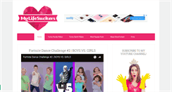 Desktop Screenshot of mylifesuckers.com